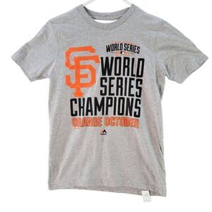 San Francisco Giants 2014 World Series Champions Youth Medium Majestic V36-39